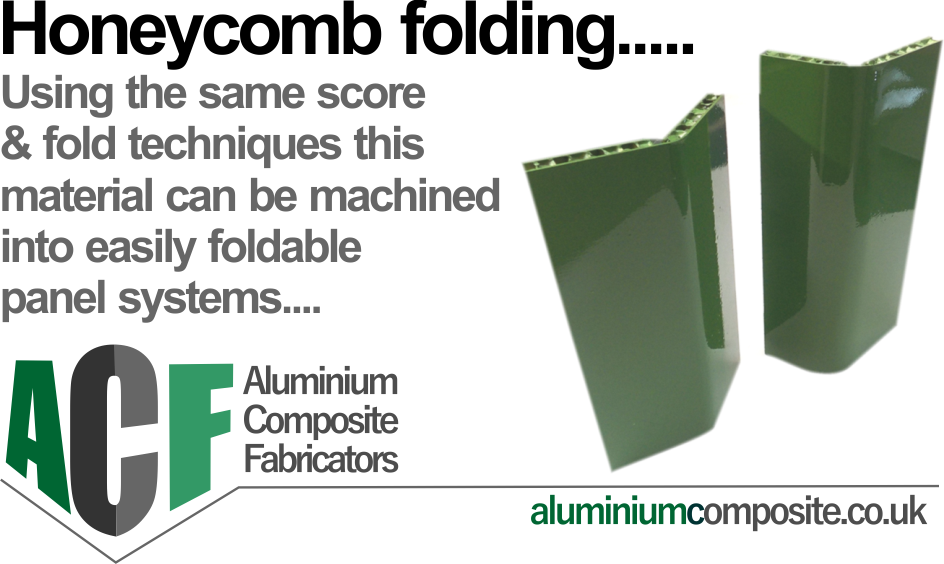 honeycomb aluminium panel how to fold