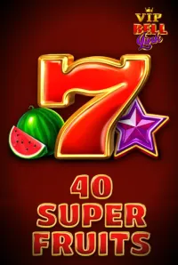 40 super fruits bell link slot logo